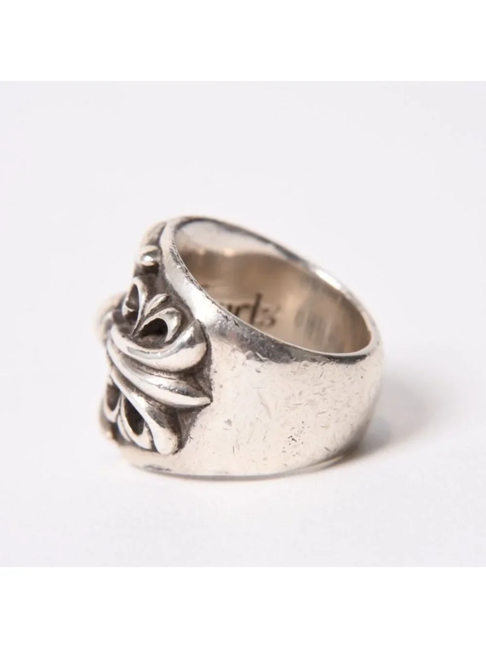 Chrome Hearts Keeper Ring 925 Sterling Silver